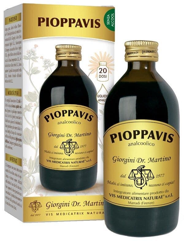Pioppavis Liquid – 200 ml sin alcohol | Dr. Giorgini