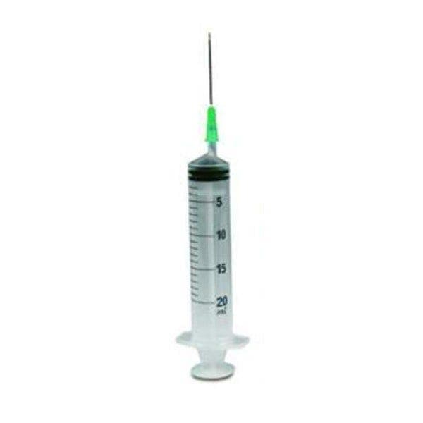 PIC Jeringa 20 ml – Gauge 18, 1 1/2"