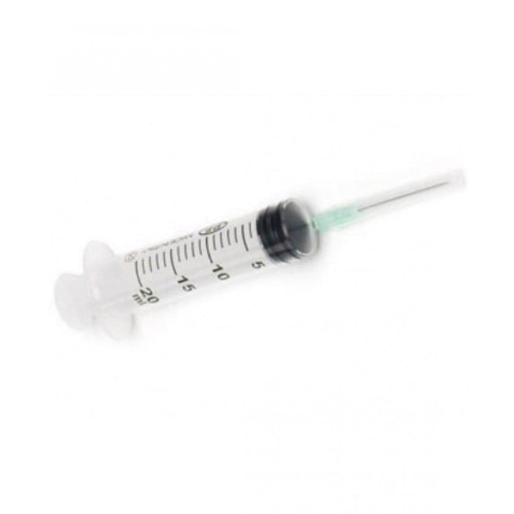 PIC Jeringa 20 ml – Gauge 20, 1 1/2"