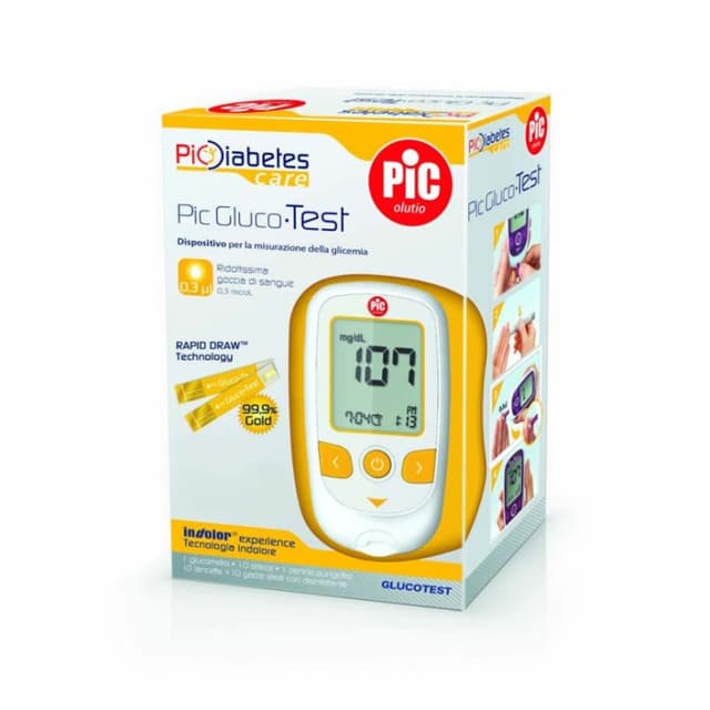 PIC Glucotest Kit – Glucómetro