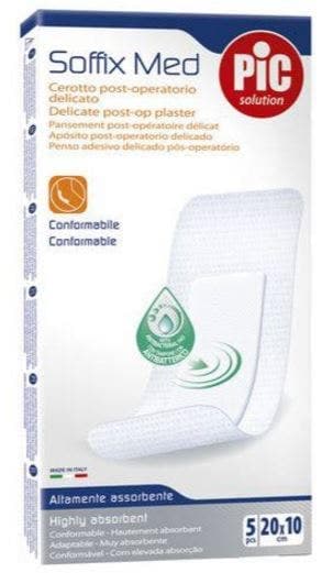 Soffix Med Apósito 10×20 cm – 5 unidades