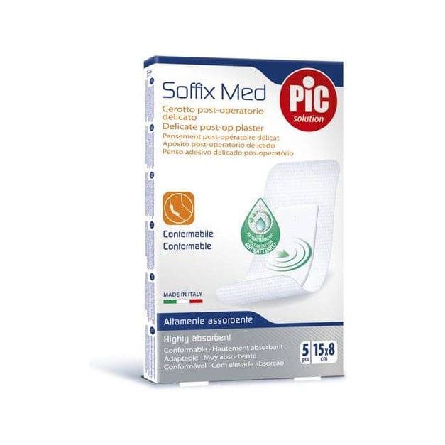 Soffix Med Apósito 15×8 cm – 5 unidades