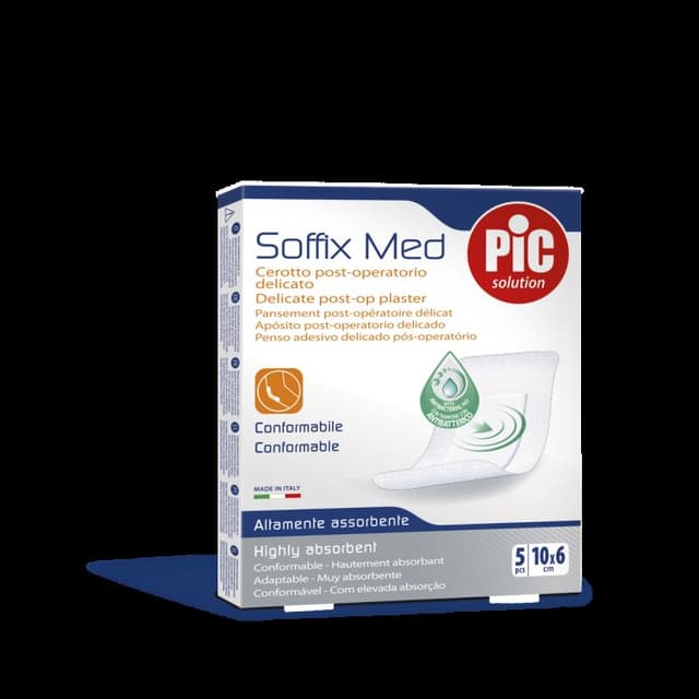 Soffix Med Apósitos estériles – 10×6 cm, pack de 5