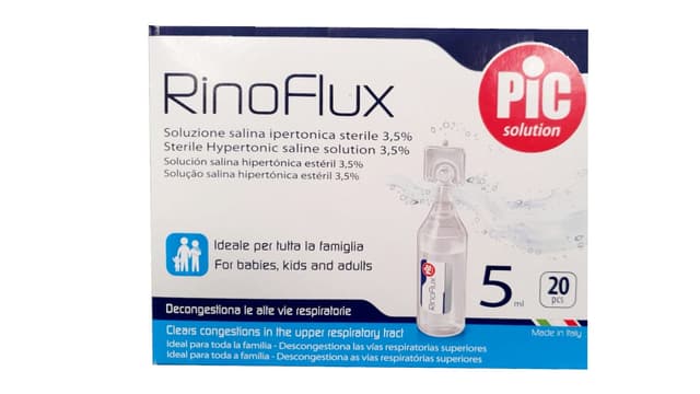 Rinoflux – Solución Hipertónica 5 ml, 20 frascos monodosis