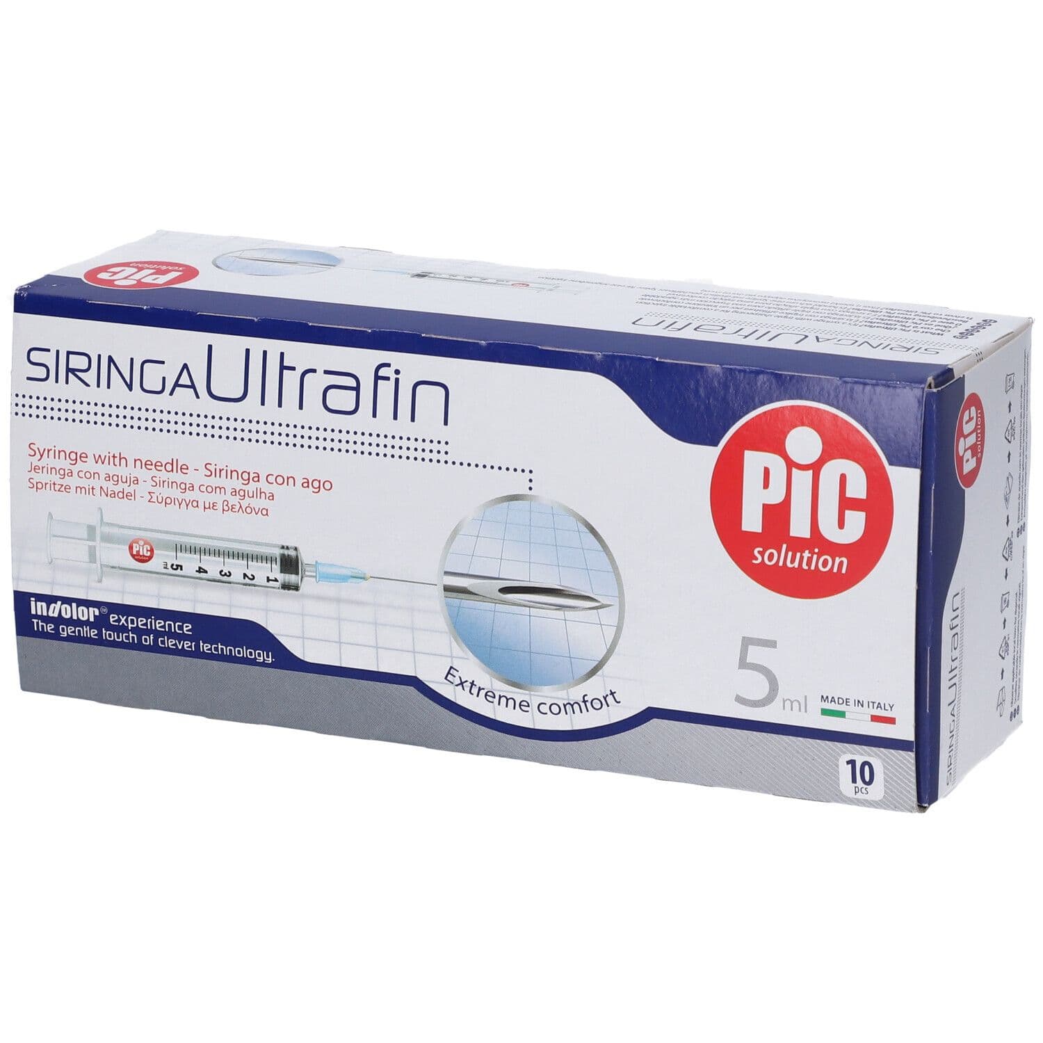 Ultrafin Jeringa 5 ml – 10 unidades