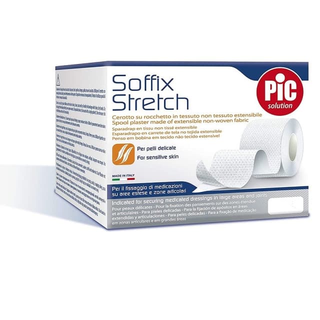 Soffix Stretch Esparadrapo elástico – 2,5 cm x 5 m