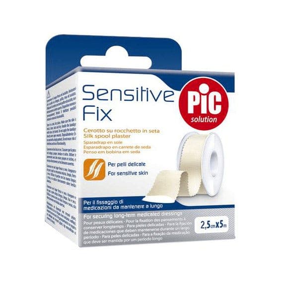 Pic Seidenachse Apósito Adhesivo en Rollo – 2,5 cm × 5 m