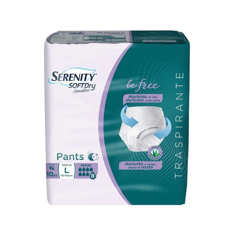 Serenity Pants SD Sensitive – Talla L, 10 unidades