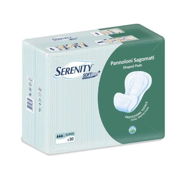 Serenity Compresa Anatómica SD Sensitive Super – 30 unidades