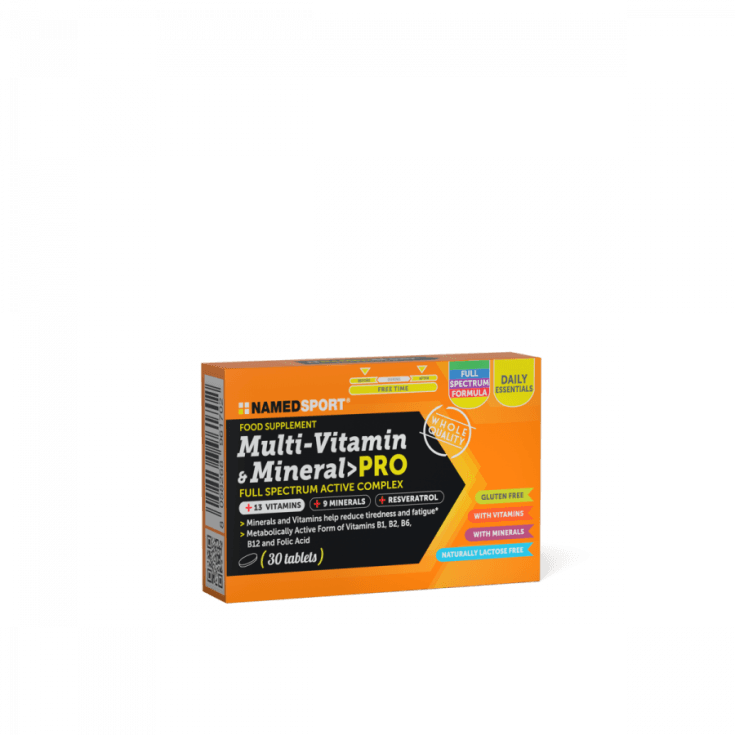 Multi Vitamin + Mineral Pro – 30 comprimidos | NamedSport