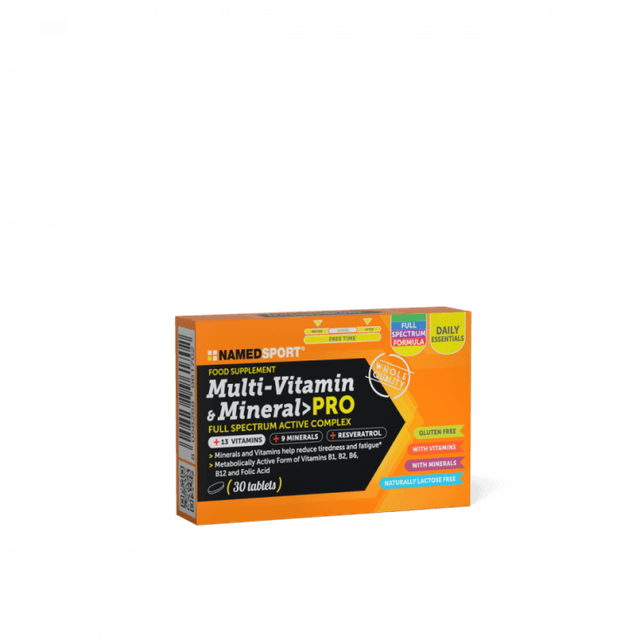 Multi Vitamin + Mineral Pro – 30 comprimidos | NamedSport
