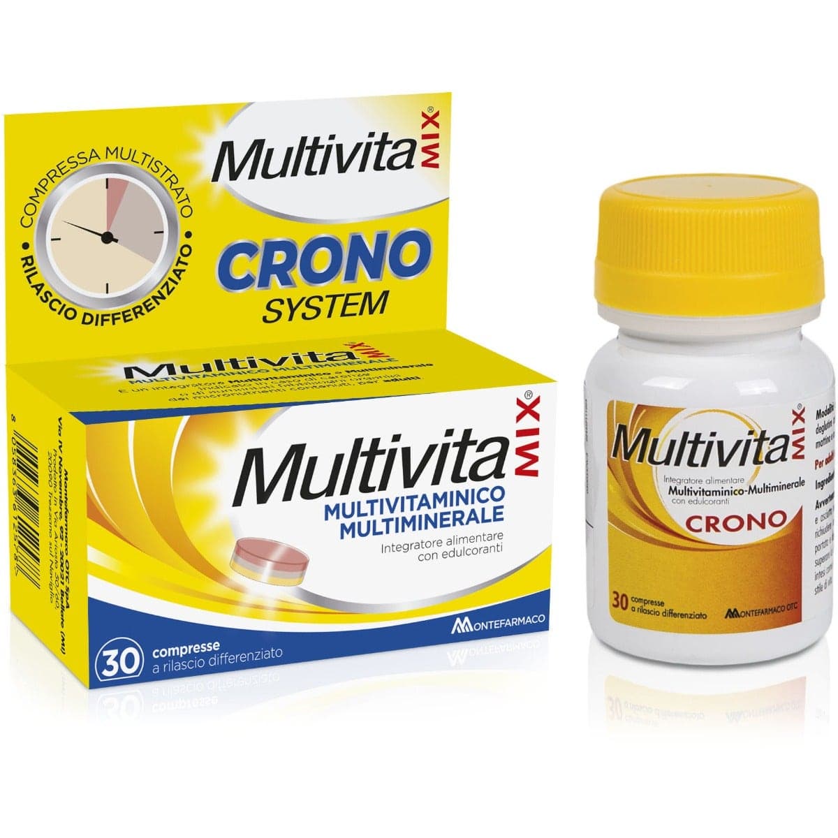 Multivitaminas + Minerales – 30 comprimidos (liberación prolongada) | Multivitamix Crono
