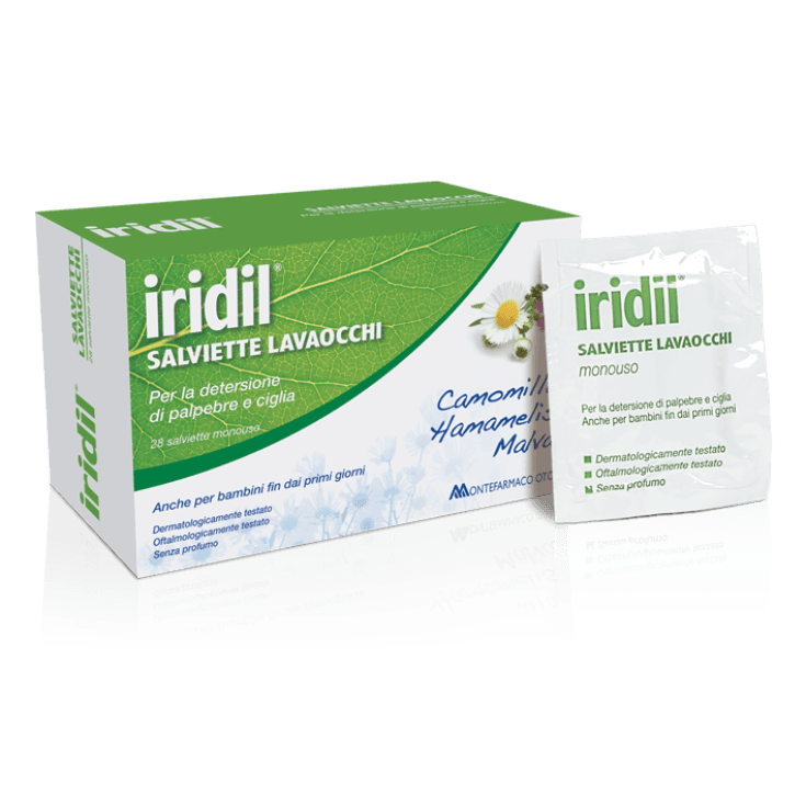Iridil Toallitas Limpiadoras Oculares – 28 unidades