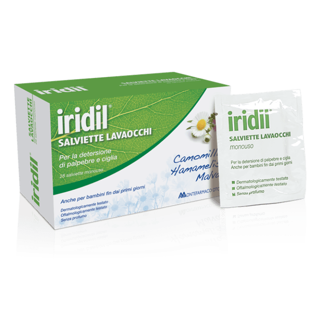 Iridil Toallitas Limpiadoras Oculares – 28 unidades
