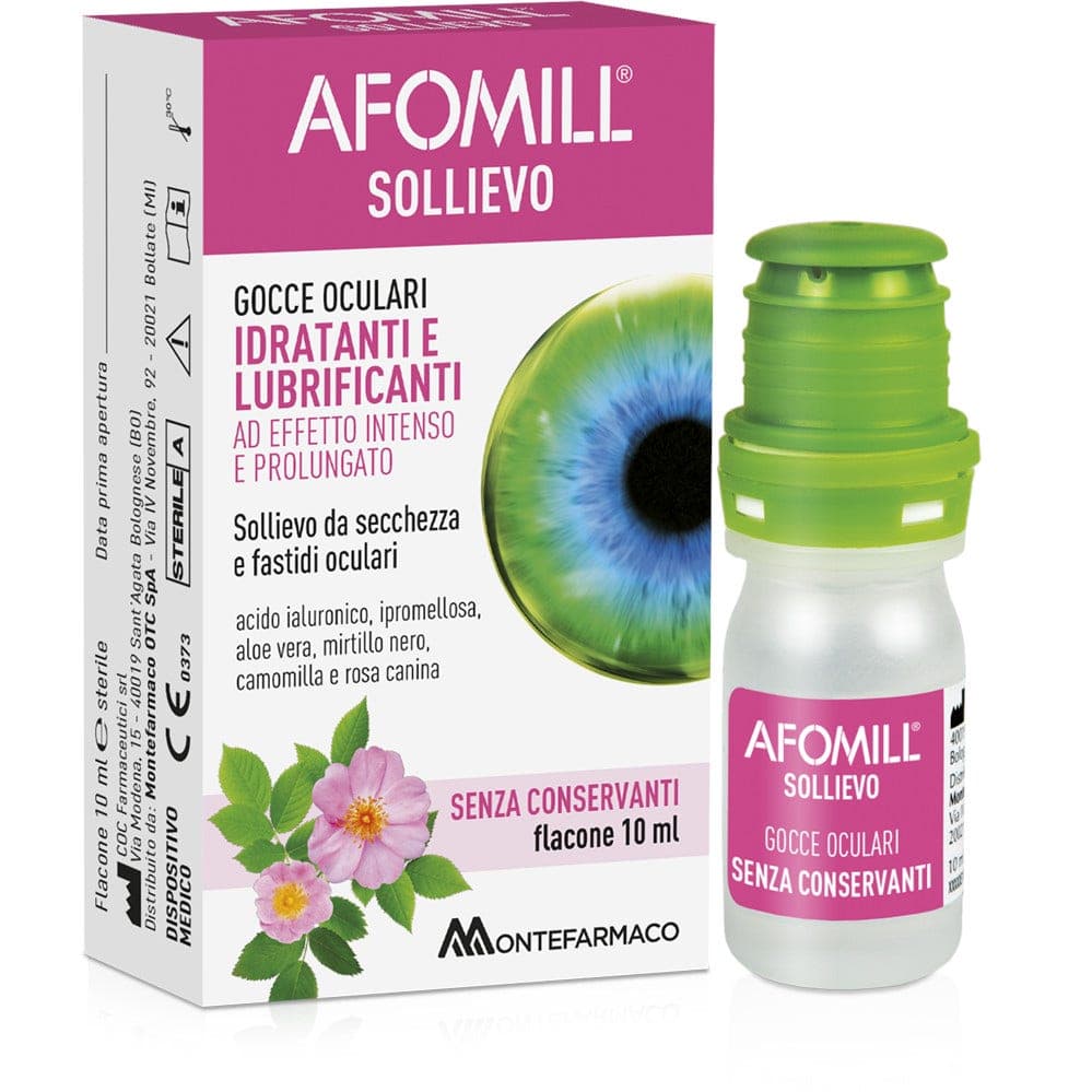 Afomill Sollievo – Gotas oculares, 10 ml
