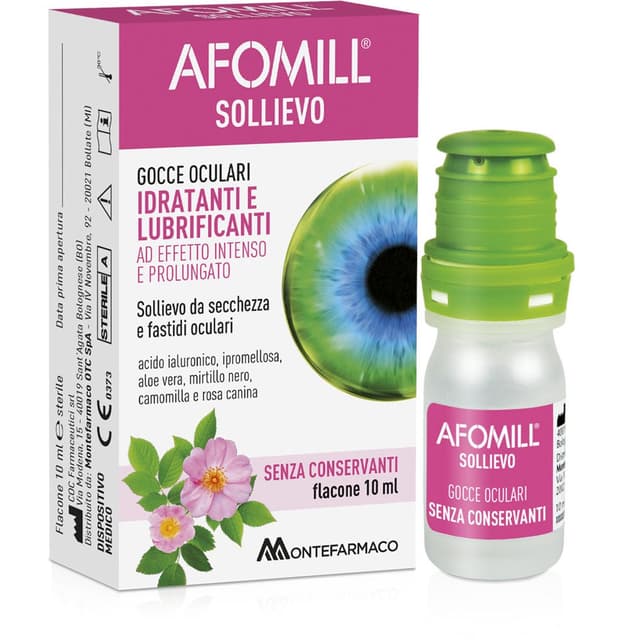 Afomill Sollievo – Gotas oculares, 10 ml
