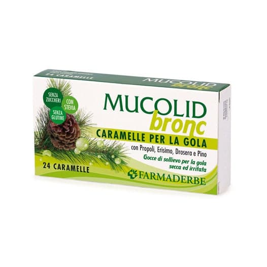 Mucolid Bronc Propóleo y Pino – 24 caramelos