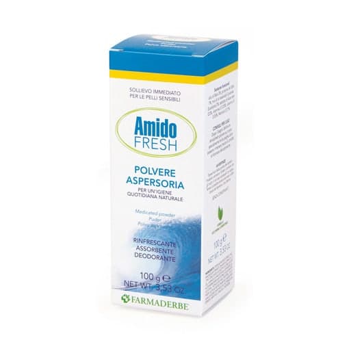 Farmaderbe Amido Fresh Polvo Corporal – 100 ml bote dosificador