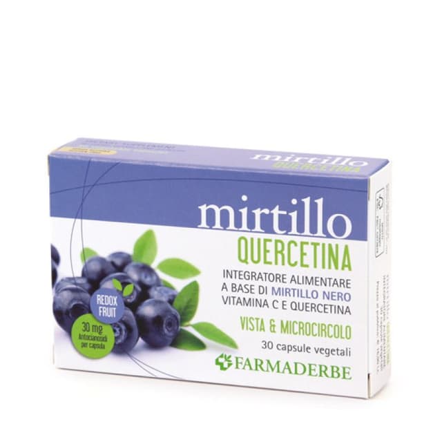 Mirtillo Quercetina – 30 cápsulas | Farmaderbe