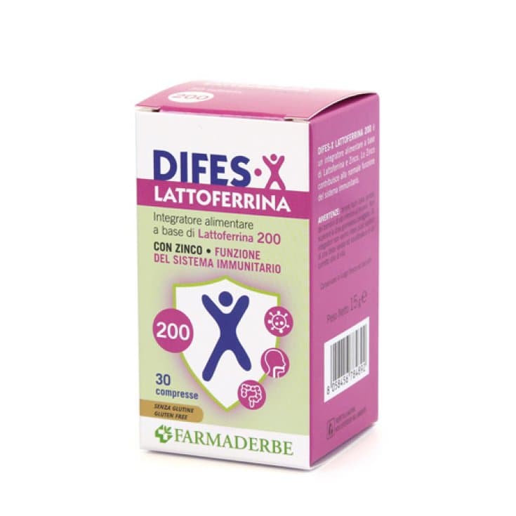 Difes-X Lactoferrina 200 – 30 comprimidos