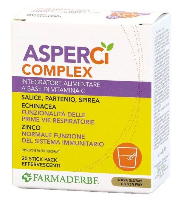 Vitamina C 120 mg + Zinc – 20 sobres en polvo | Asper CI Complex