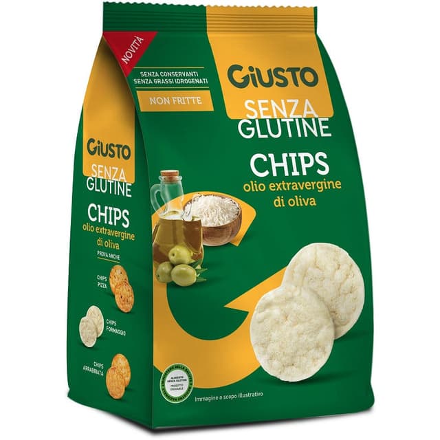 Giusto S/G Chips Aceite EVO sin gluten – 40 g