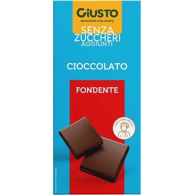 Giusto chocolate negro sin azúcar añadido – 85 g