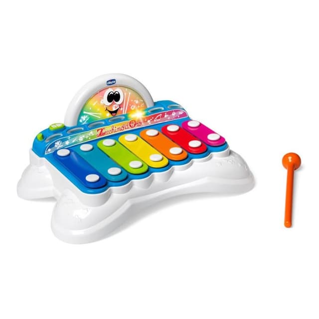 Chicco Xilófono Arcobaleno – Xilófono de madera para niños