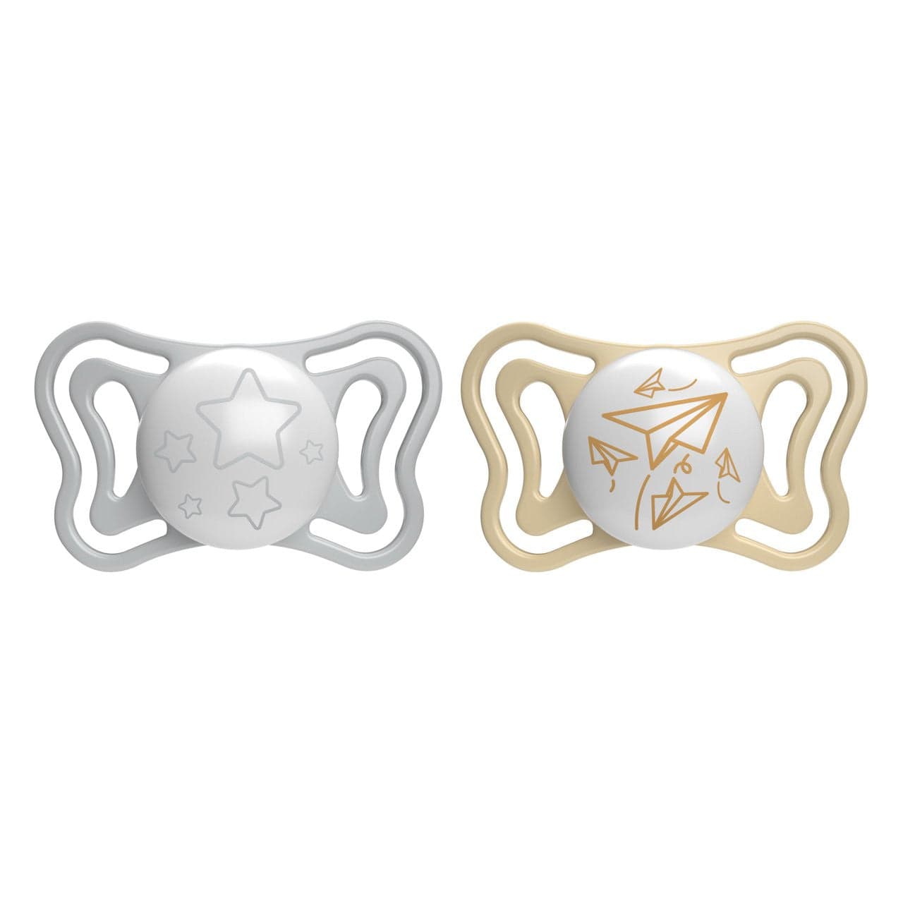 Chicco Succhietto Light Lumi – 6-16 meses, pack de 2 unidades