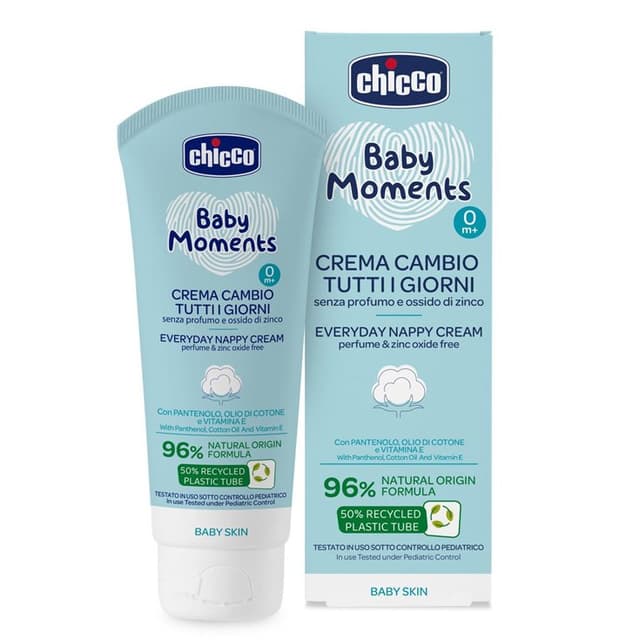 Chicco Crema para el cambio de pañal con Panthenol – 100 ml