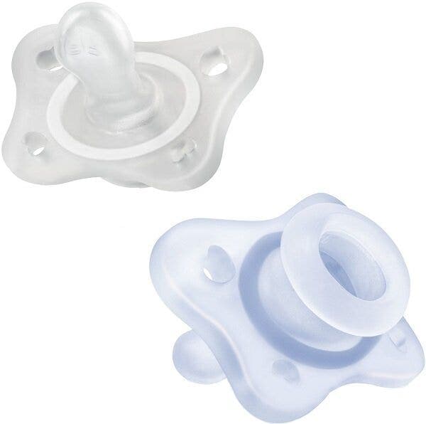 Chicco Mini Chupete 0-2 meses – Pack de 2 Azul