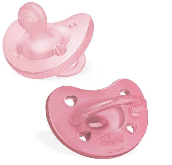 Chicco CH Gommotto Silicona Rosa 6-16 – 2 unidades