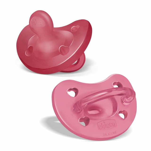 Chicco CH Gommotto Silicona Rosa 16-36 – 2 unidades