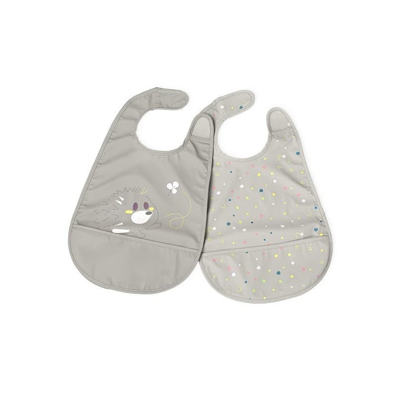 Chicco Baberos para Comer 2 uds. – Neutro (a partir de 6 meses)