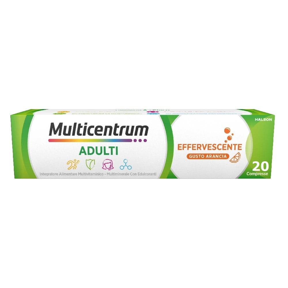 Multivitamínico + Zinc – Multicentrum Arancia – 20 comprimidos efervescentes