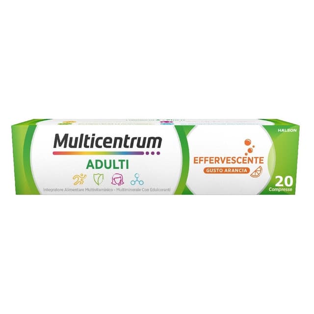 Multivitamínico + Zinc – Multicentrum Arancia – 20 comprimidos efervescentes