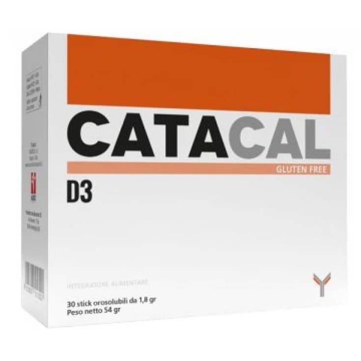 Catacal D3 – Vitamina D3 + Calcio – 30 sticks orosolubles