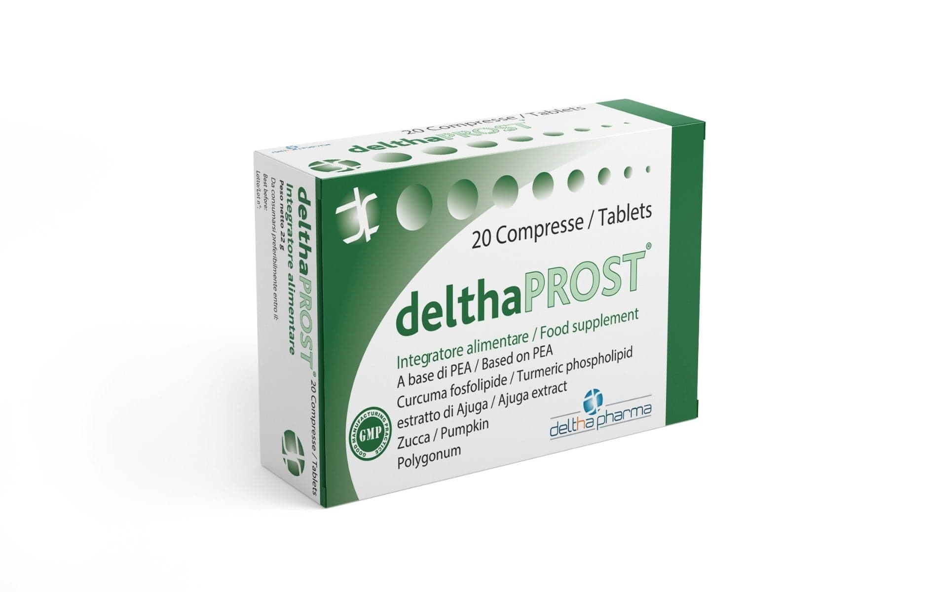 Delthaprost – PEA 300 mg + N-Acetilcisteína – 20 comprimidos