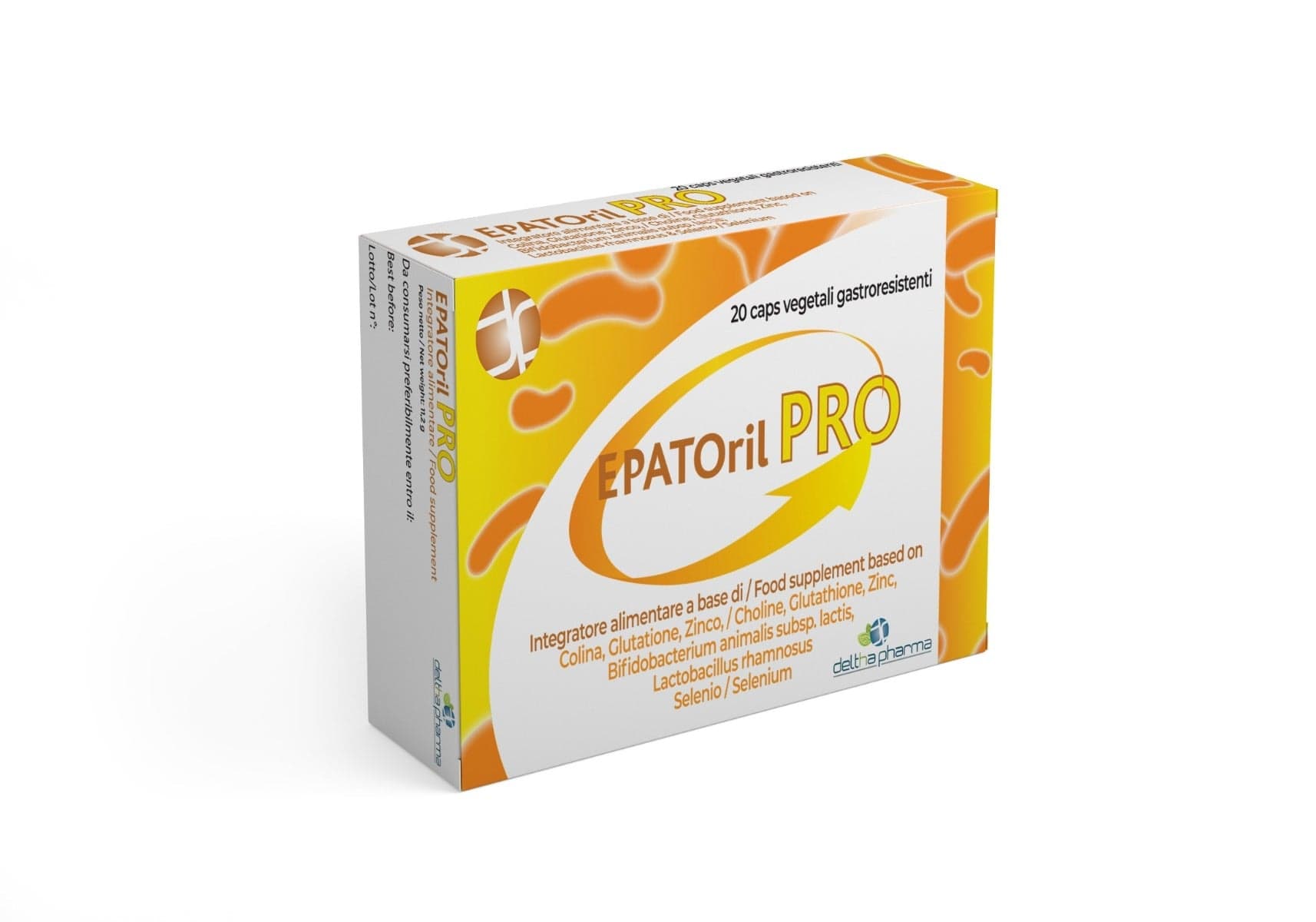 Colina 92,3 mg + Glutatión – 20 cápsulas | Epatoril Pro