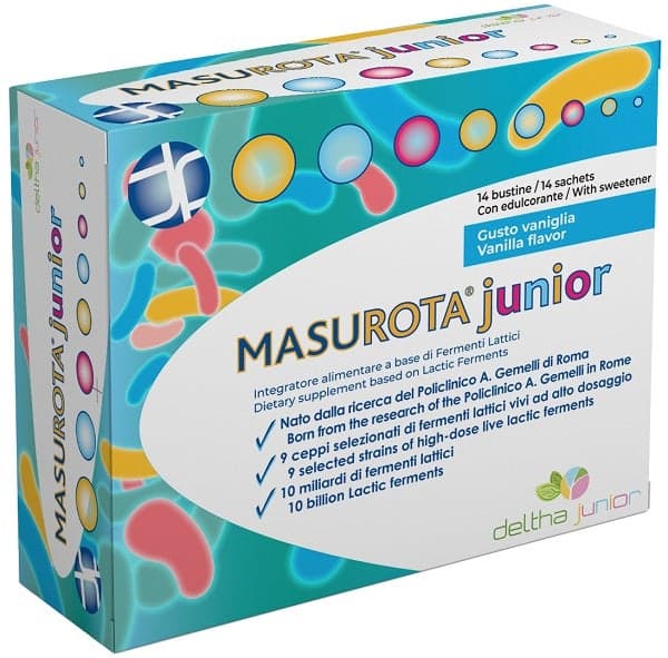 Masurota Junior – 14 sobres (inulina + probióticos con bacterias lácticas)