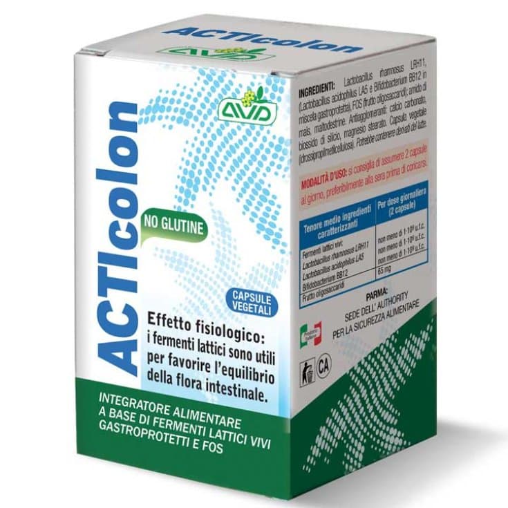 Acticolon – Probióticos con bacterias lácticas – 30 cápsulas de 12 g