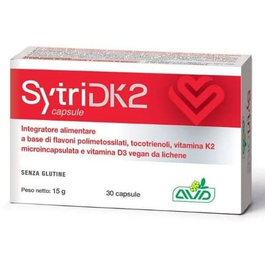 Sytridk2 Vitamina D 50 µg + Vitamina K2 – 30 cápsulas