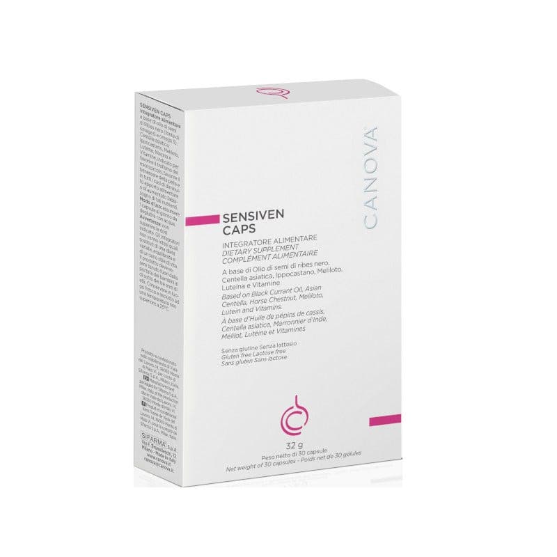 Sensiven Cápsulas – Grosella Negra + Centella (Gotu Kola) – 30 unidades