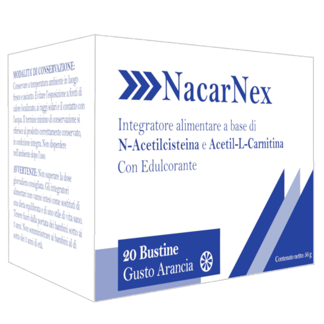 N-Acetilcisteína + L-Carnitina – 20 sobres | NACARNEX
