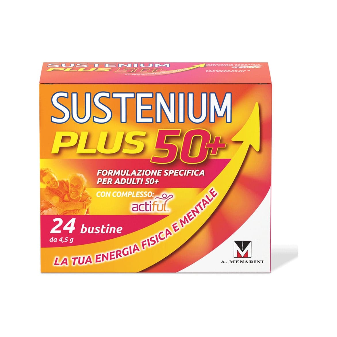 Vitamina C + Minerales – 24 sobres | Sustenium Plus 50+