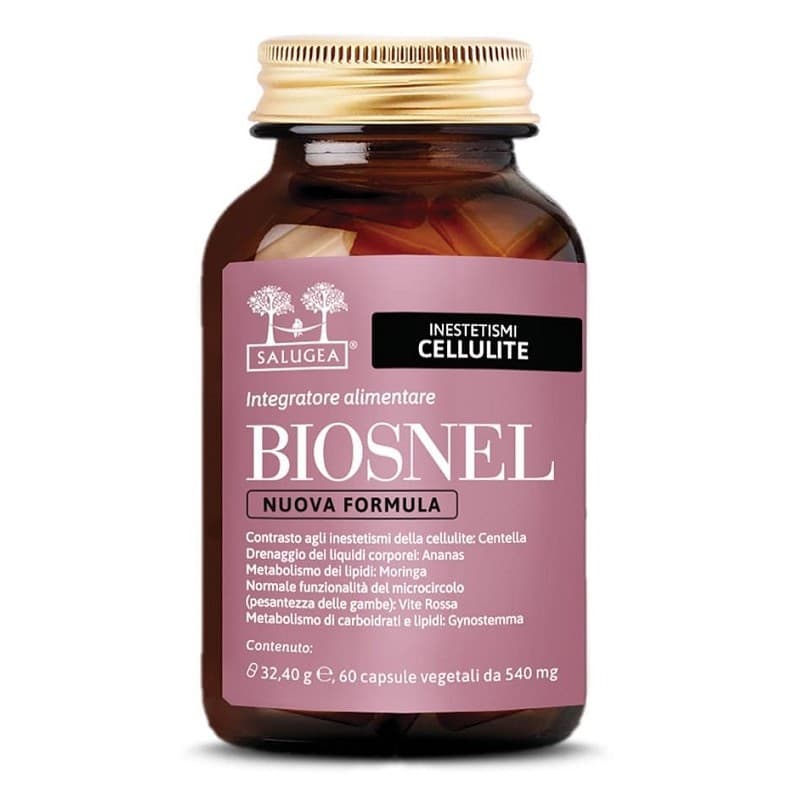 Centella + Piña + Moringa – 60 cápsulas | Biosnel Nueva Fórmula Sal