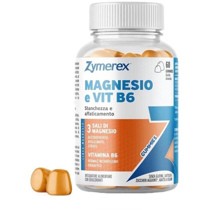Zymerex Magnesium Vitamina B6 – 60 gominolas