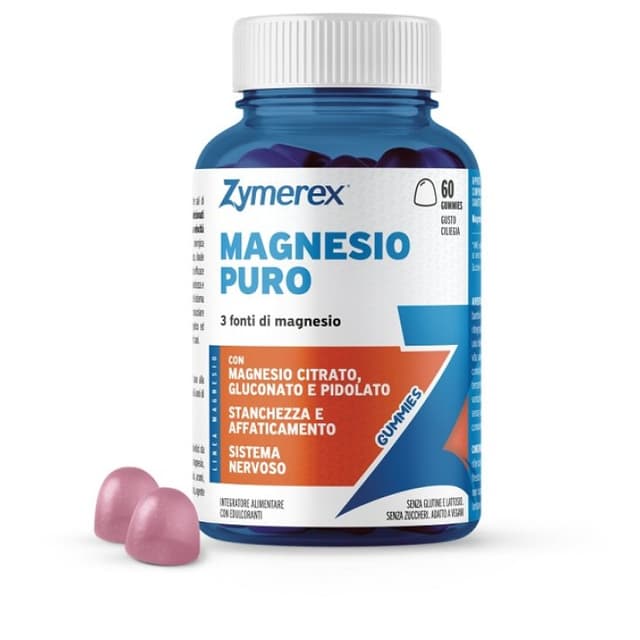 Zymerex Gum Magnesium Pur – 60 gominolas