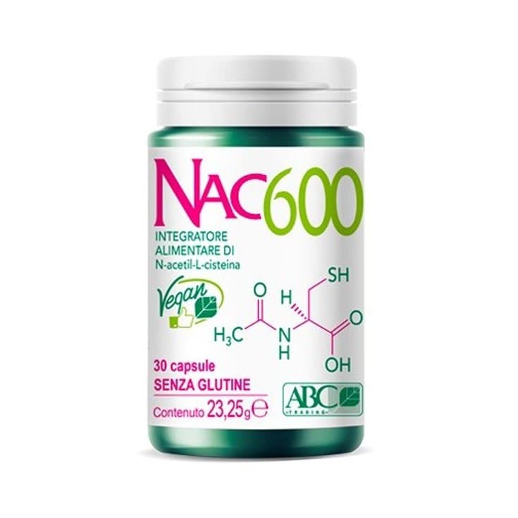 NAC 600 N-Acetilcisteína ABC Trading – 30 cápsulas