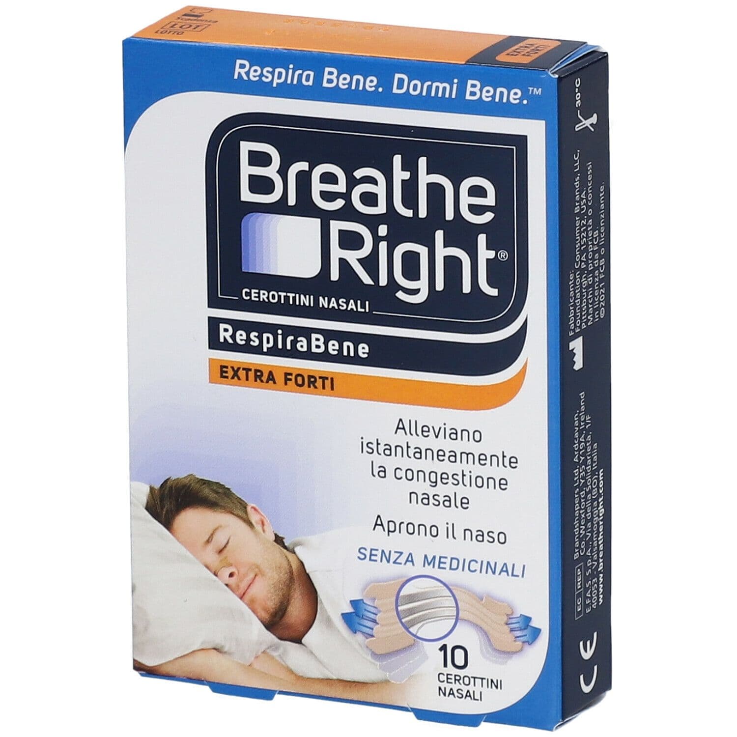 Breath Right Extra Stark – 10 tiras nasales